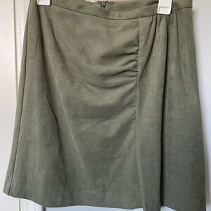 Anthropologie Faux Suede Women's Skirt